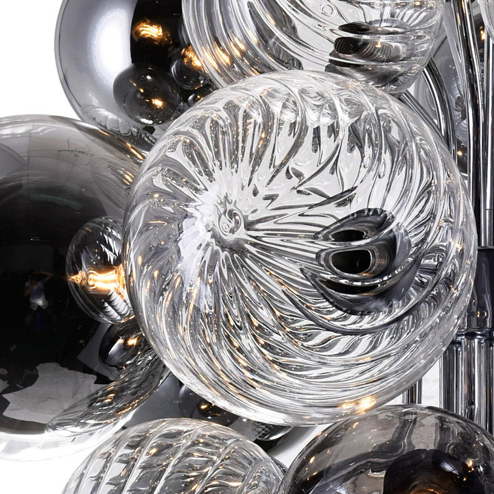 15 Light Chandelier With Chrome Finish