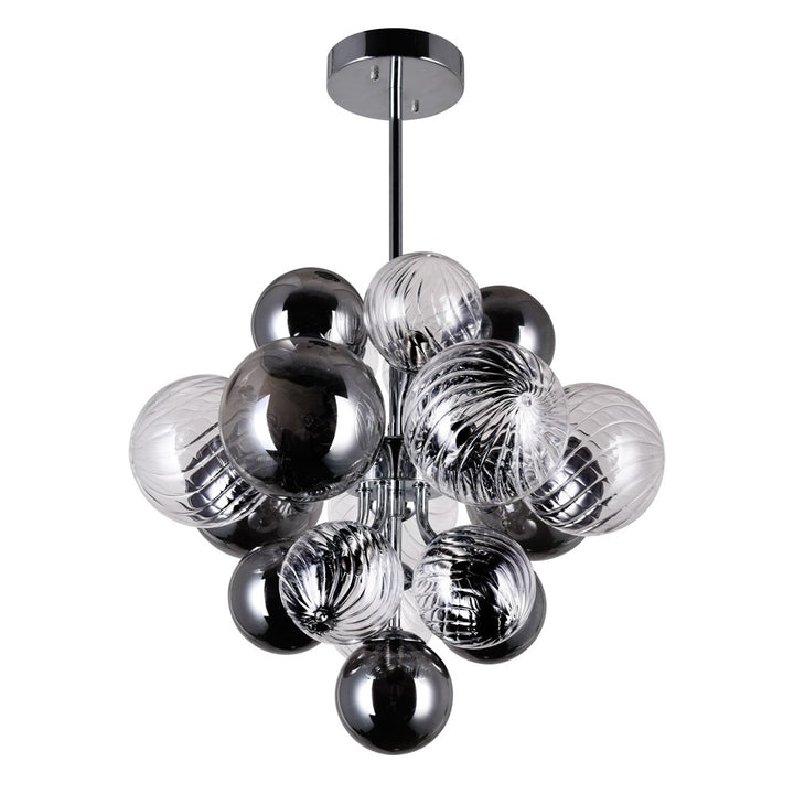 8 Light Chandelier With Chrome Finish