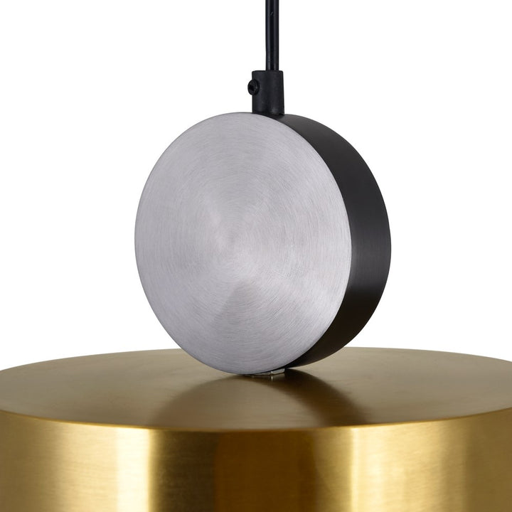 Led Mini Pendant With Brass+Black Finish