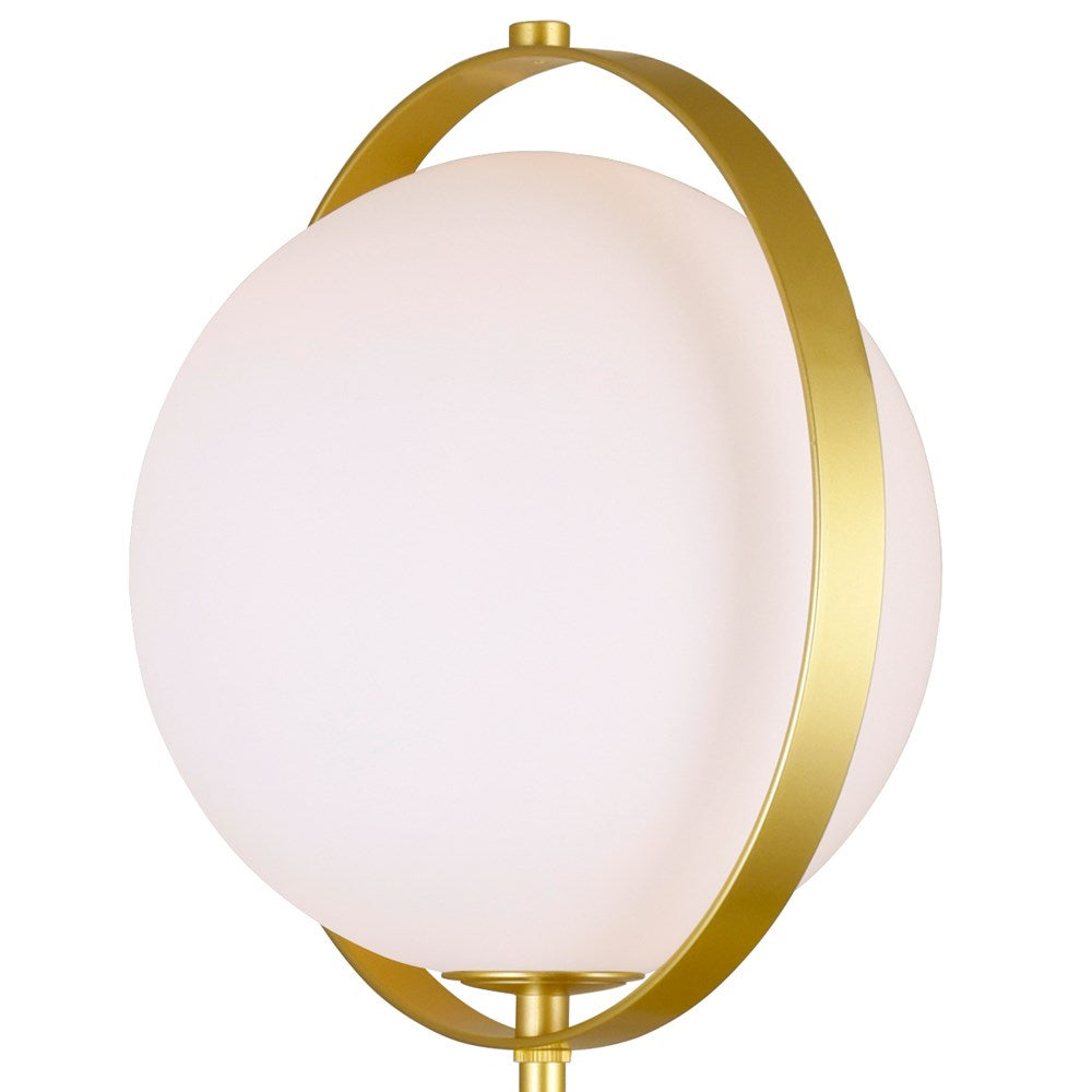 1 Light Table Lamp With Brass Finish