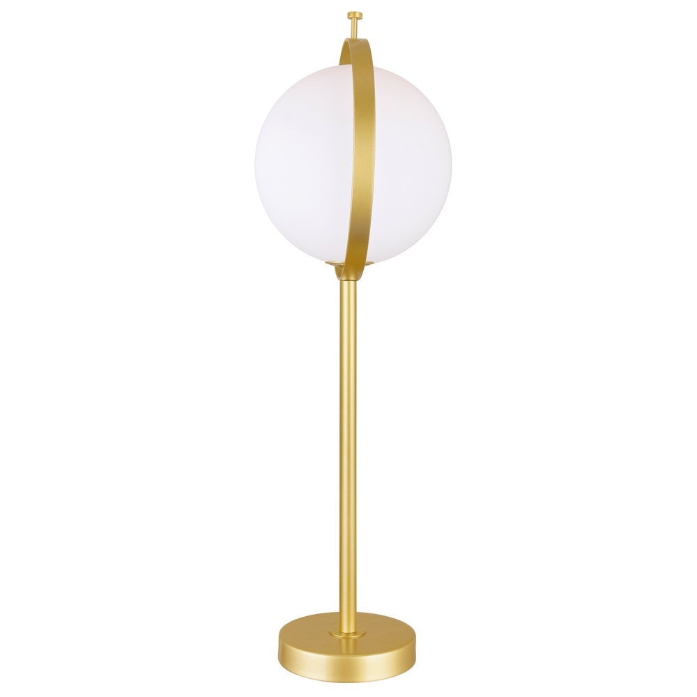 1 Light Table Lamp With Brass Finish