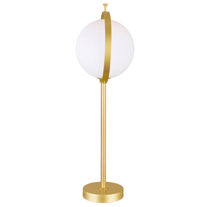 1 Light Table Lamp With Brass Finish