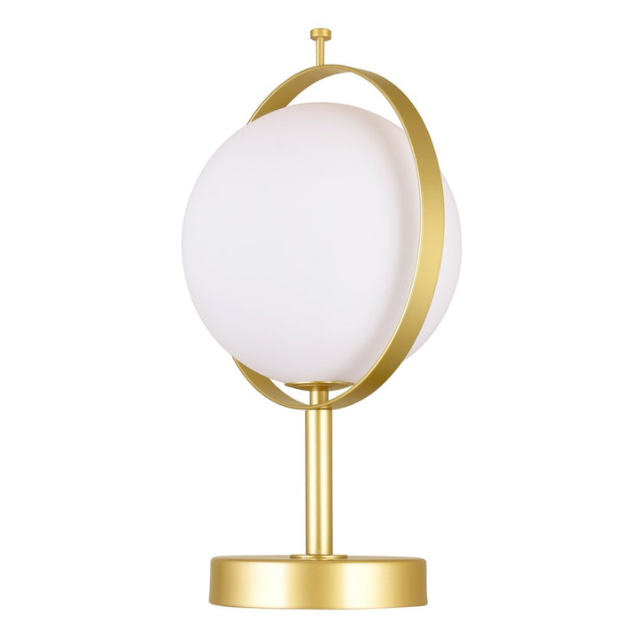 1 Light Table Lamp With Brass Finish