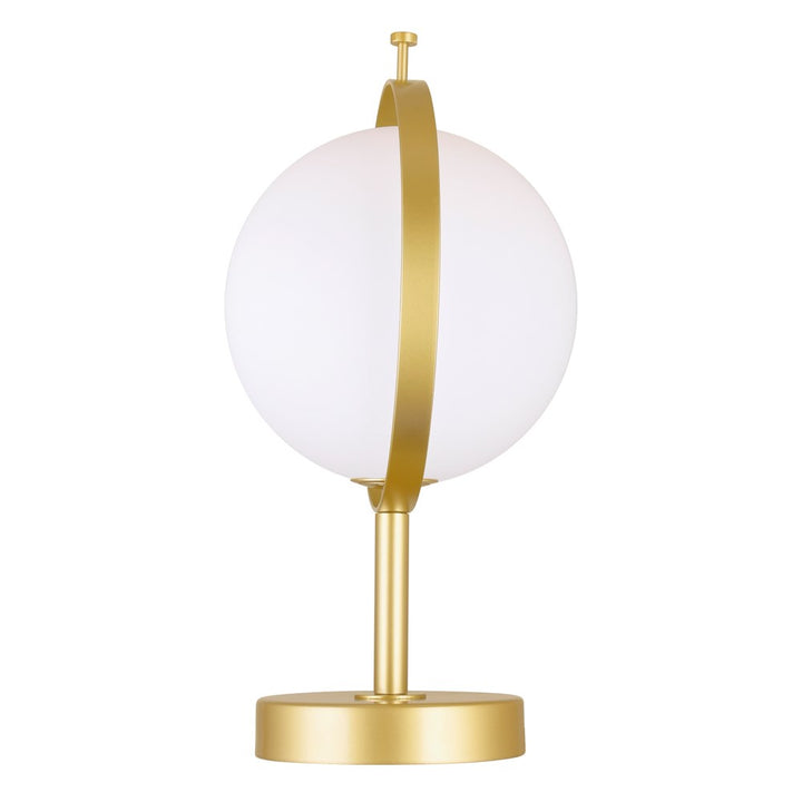1 Light Table Lamp With Brass Finish