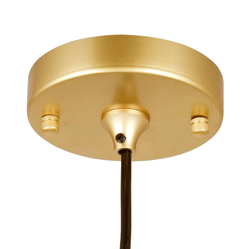 1 Light Mini Pendant With Brass Finish