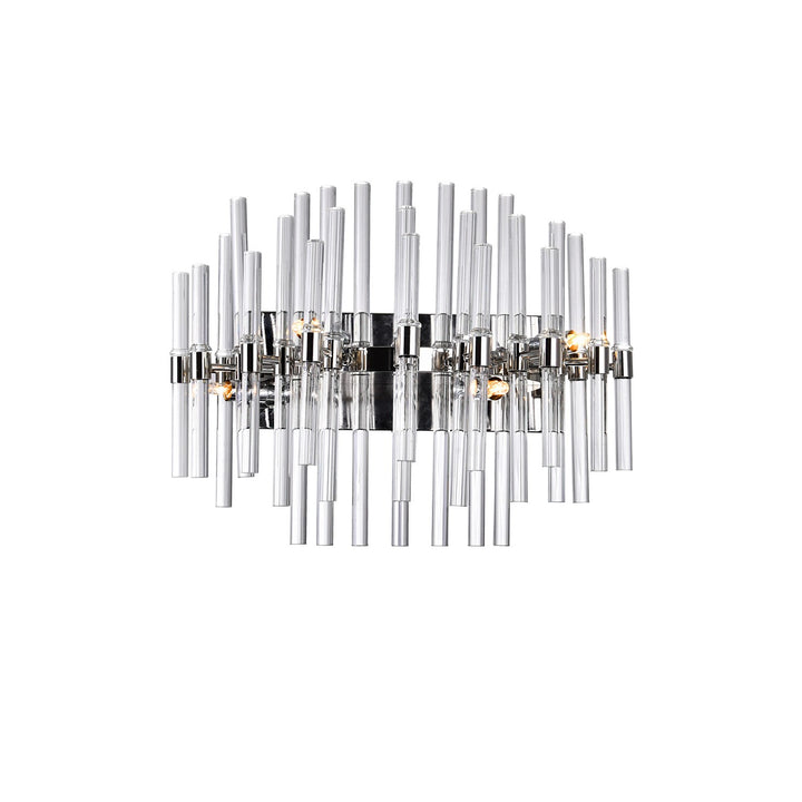 4 Light Vanity Light With Polished Nickel Finish by CWI Lighting