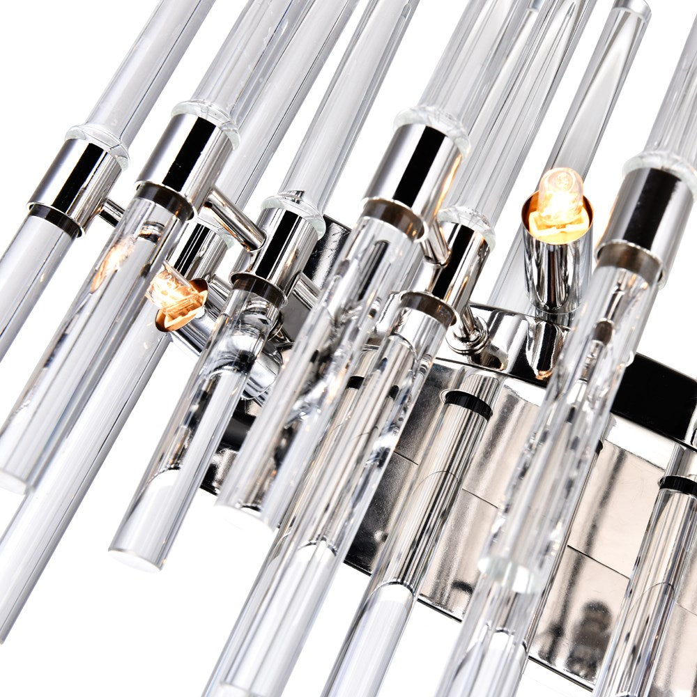 4 Light Vanity Light With Polished Nickel Finish