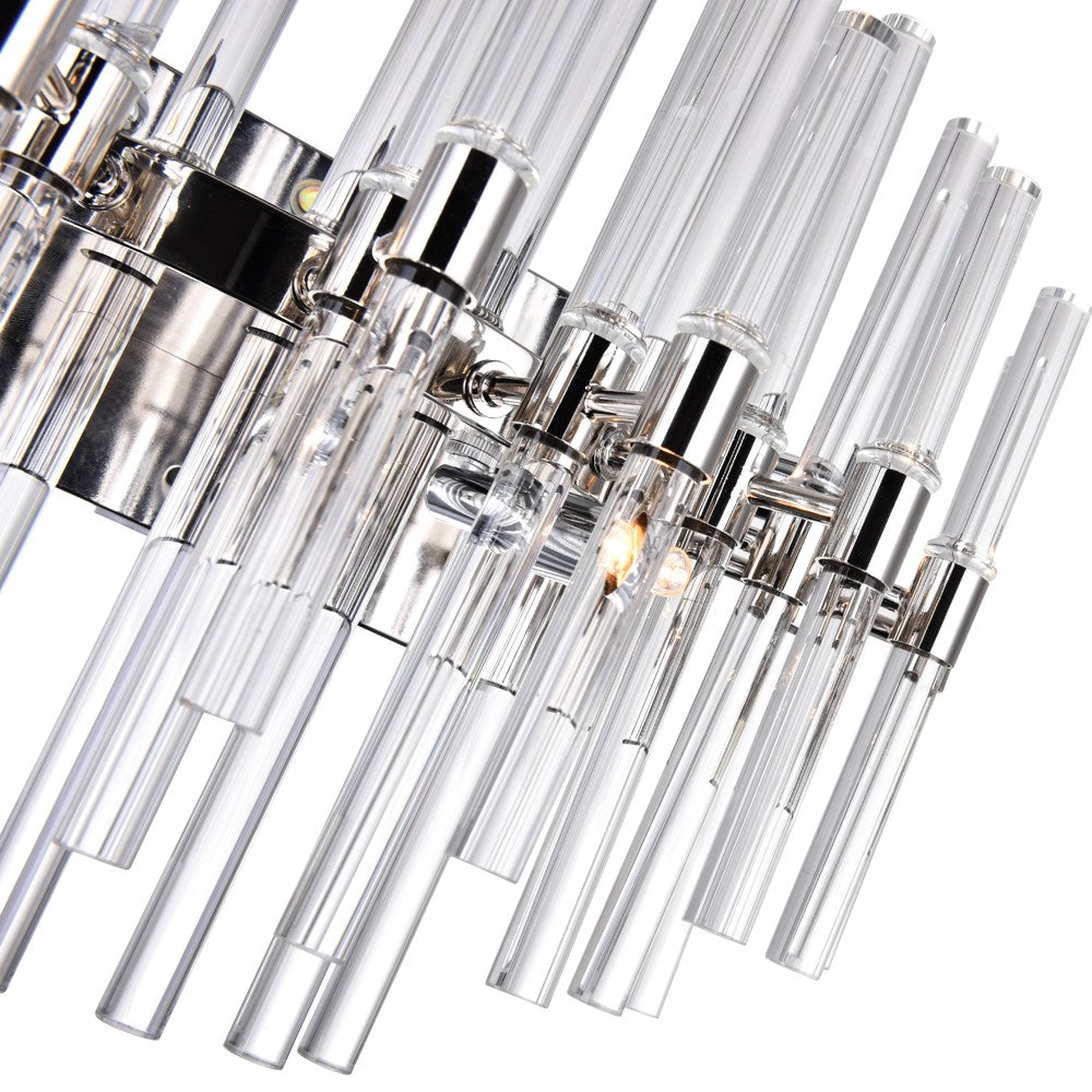 4 Light Vanity Light With Polished Nickel Finish