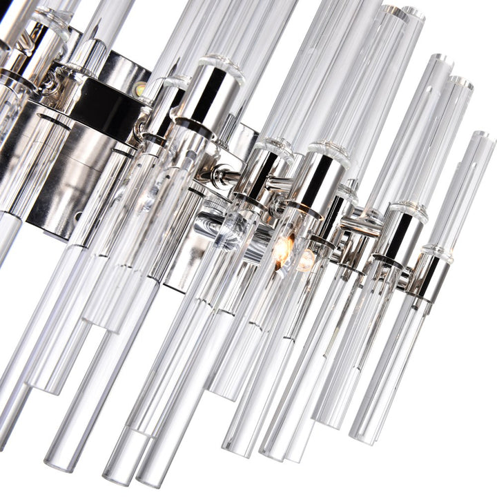 4 Light Vanity Light With Polished Nickel Finish