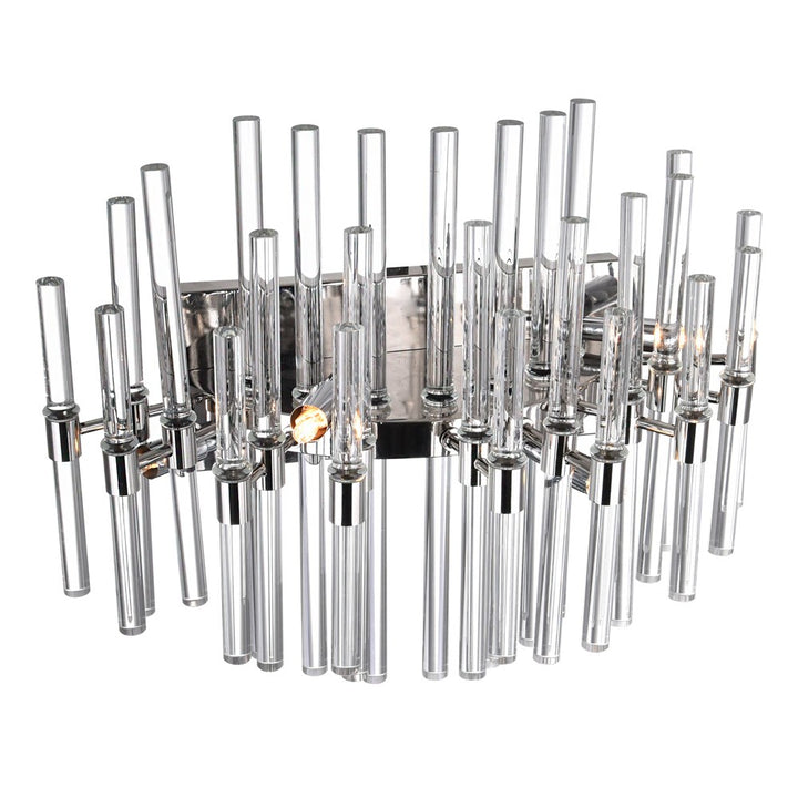 4 Light Vanity Light With Polished Nickel Finish