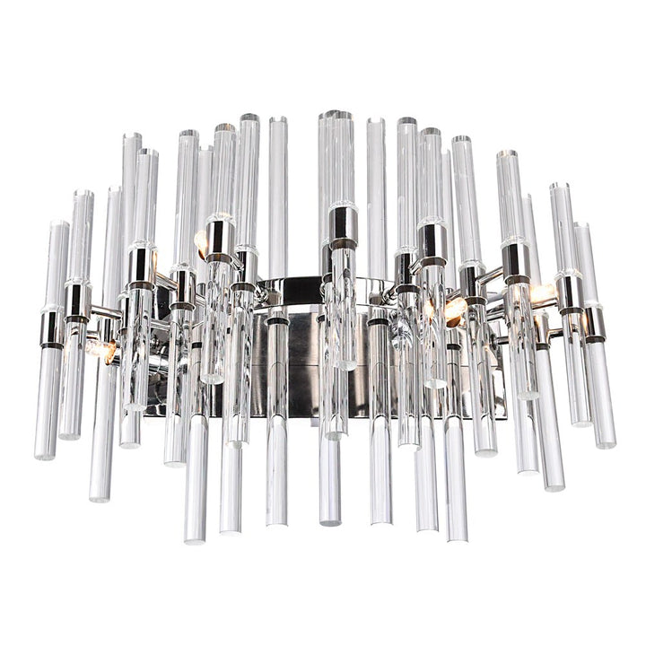 4 Light Vanity Light With Polished Nickel Finish