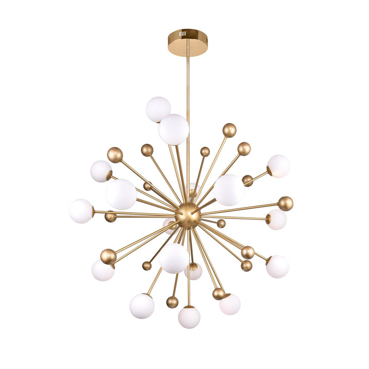 17 Light Chandelier With Sun Gold Finish by CWI Lighting
