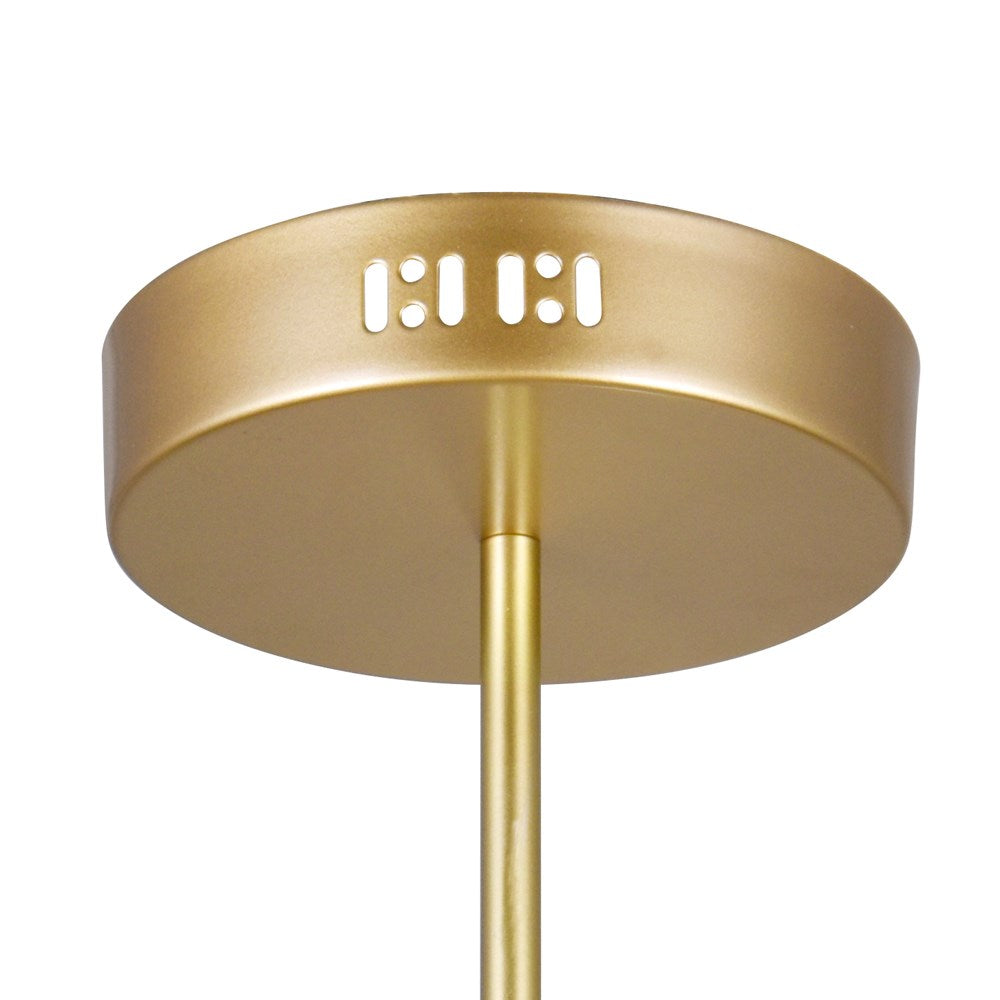 17 Light Chandelier With Sun Gold Finish