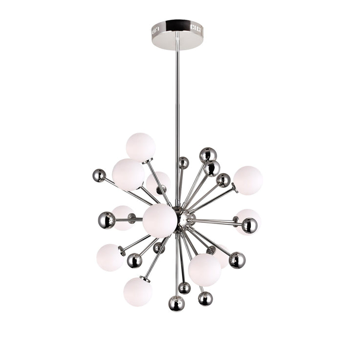 11 Light Chandelier With Polished Nickel Finish by CWI Lighting