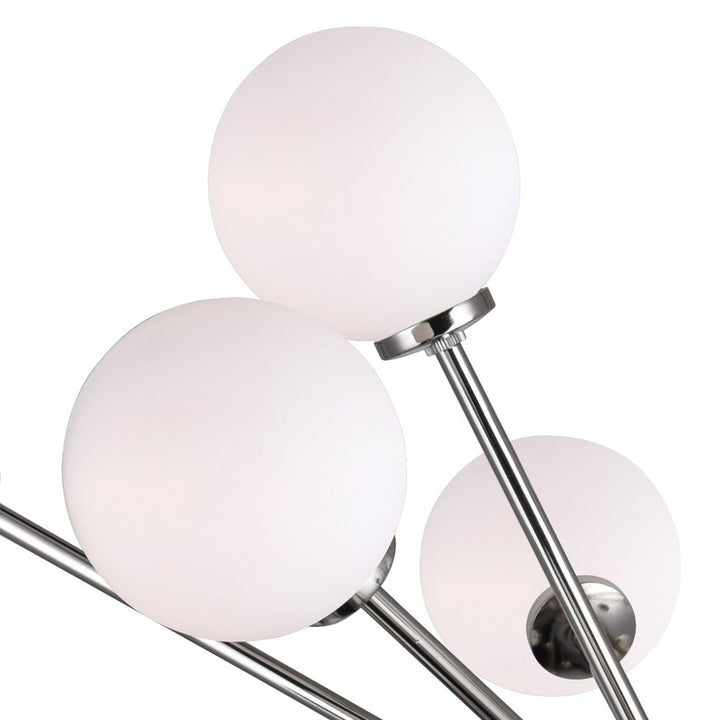 11 Light Chandelier With Polished Nickel Finish