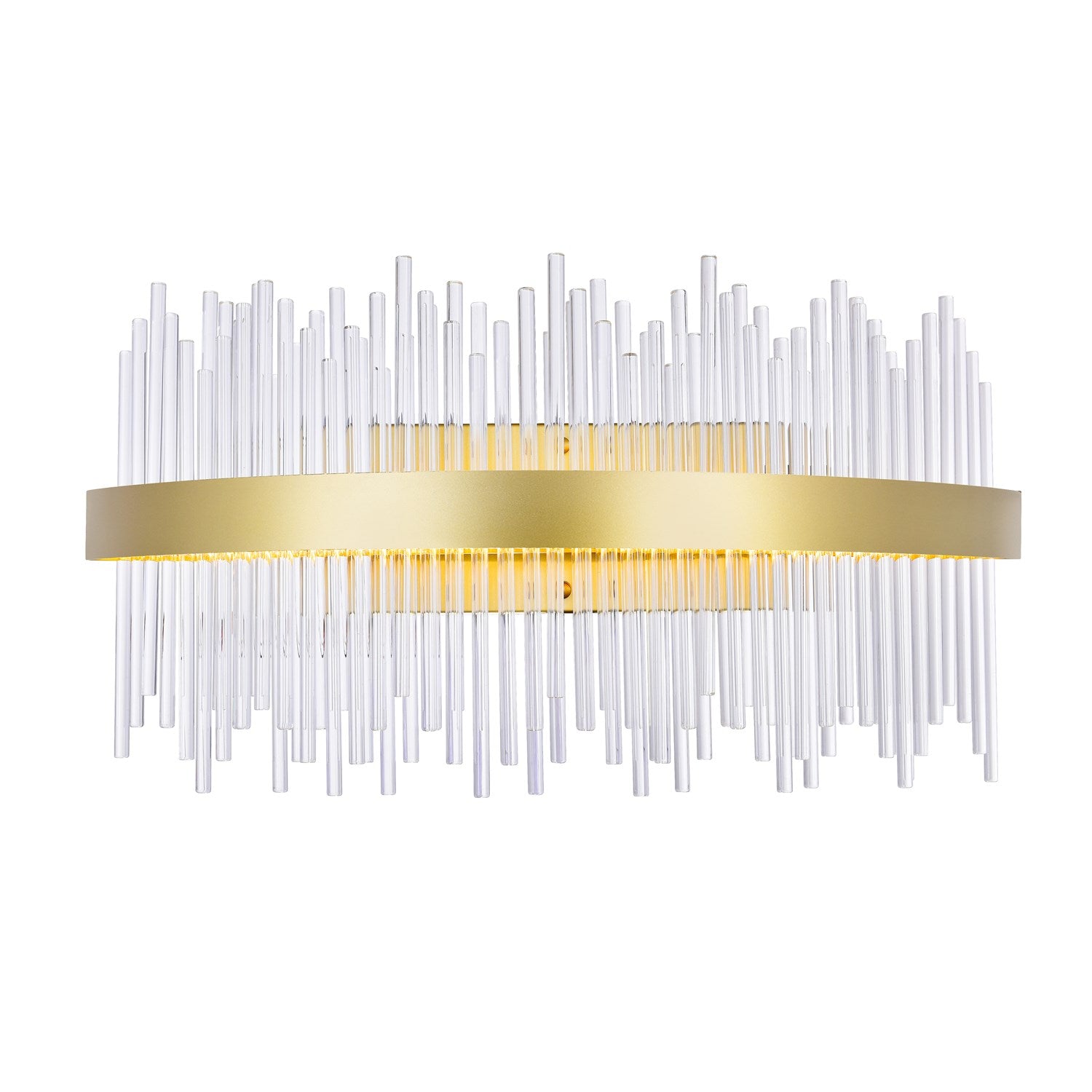 Led Wall Sconce With Medallion Gold Finish by CWI Lighting