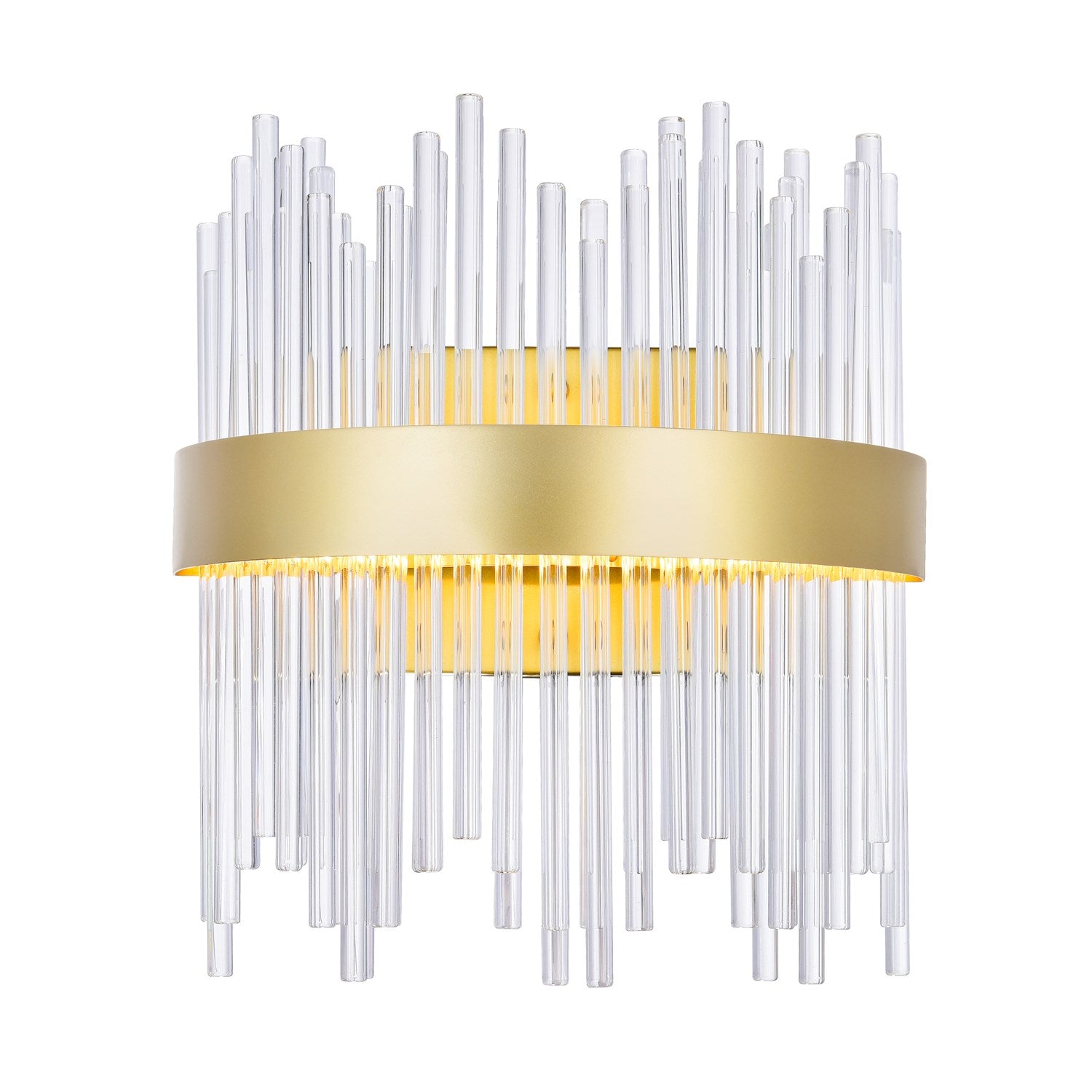 Led Wall Sconce With Medallion Gold Finish by CWI Lighting