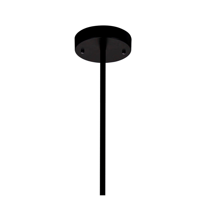 9 Light Chandelier With Black Finish