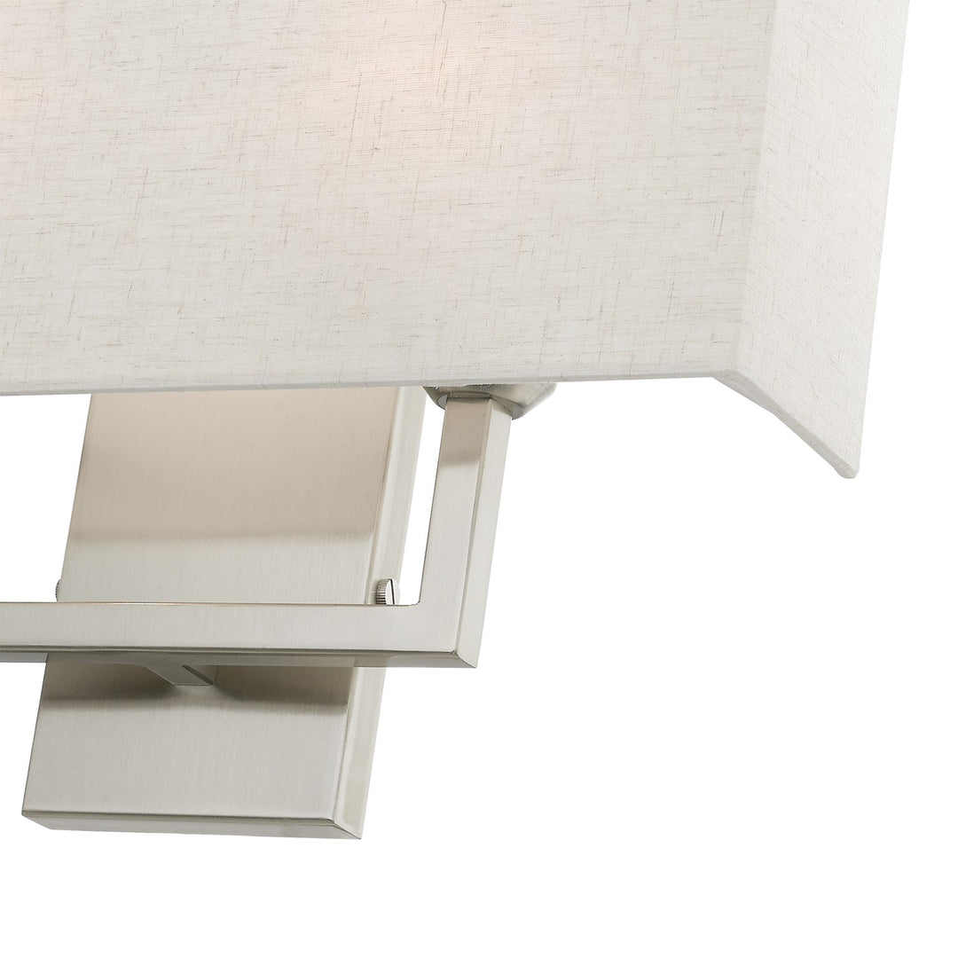2 Light Brushed Nickel Ada Sconce