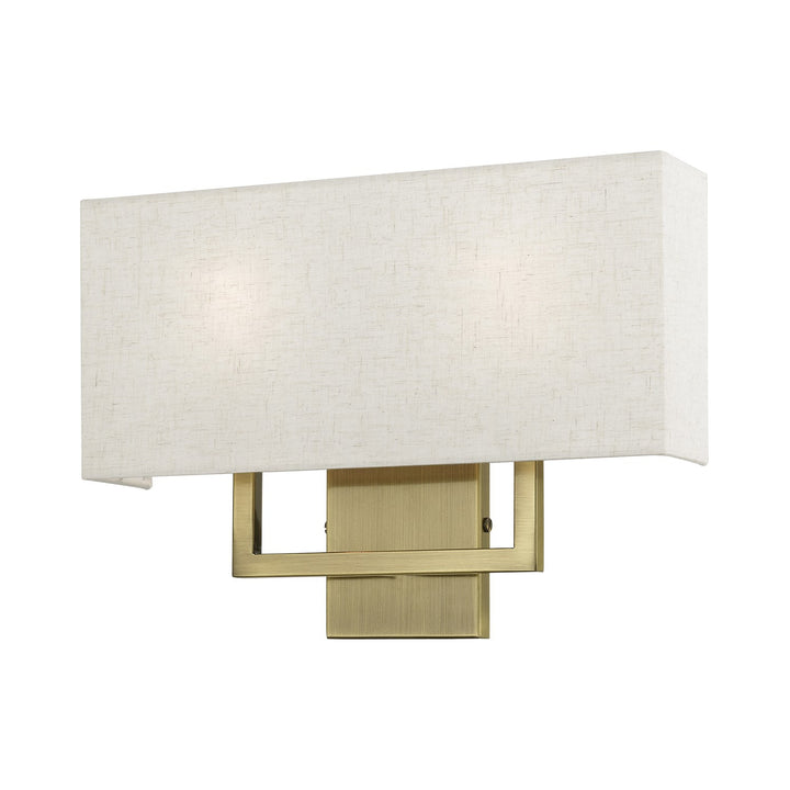 2 Light Antique Brass Ada Sconce by Livex Lighting