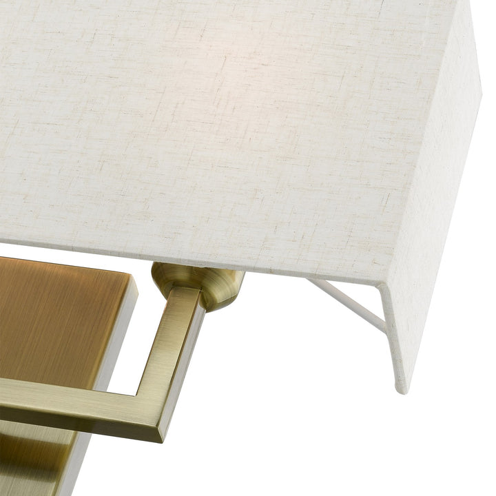 2 Light Antique Brass Ada Sconce