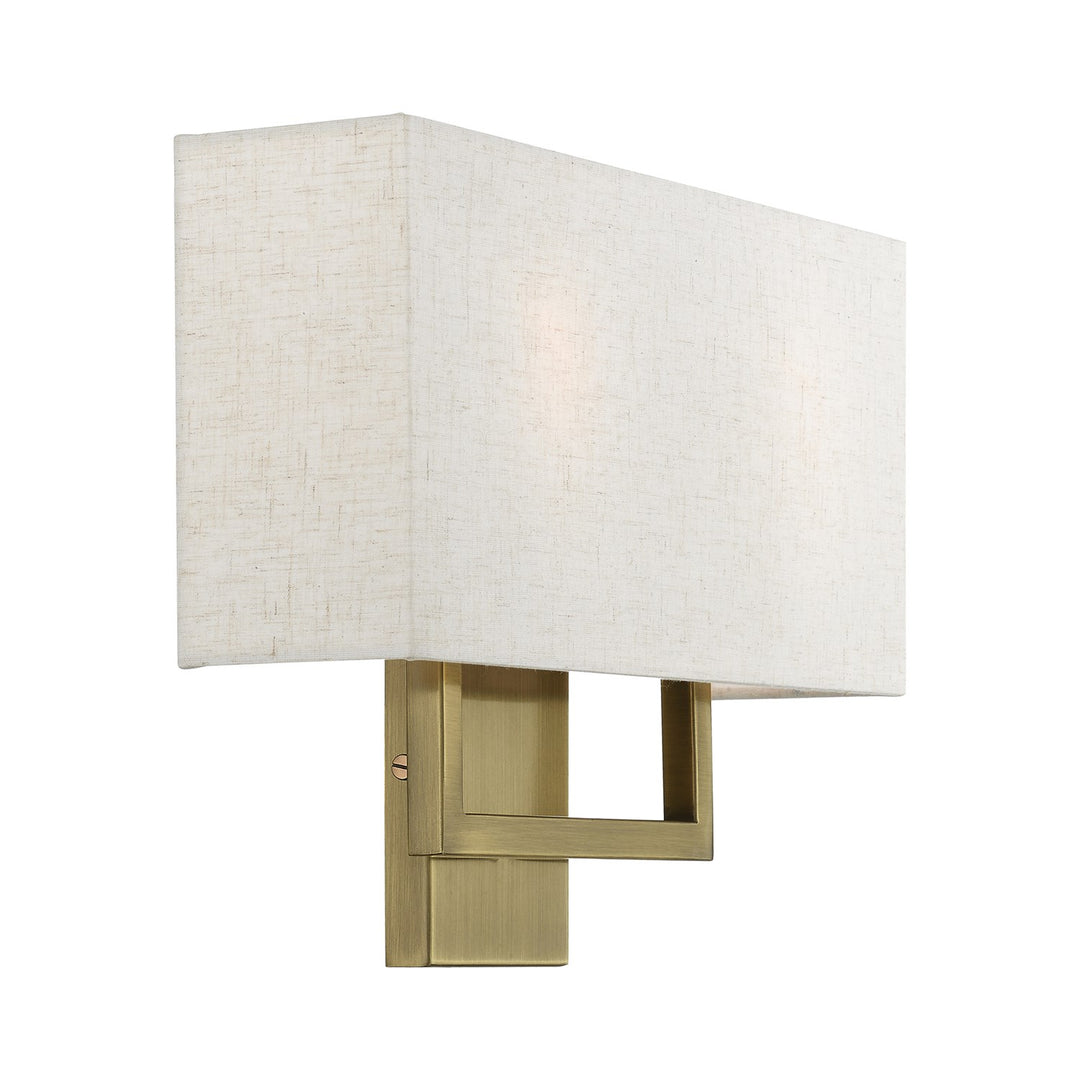 2 Light Antique Brass Ada Sconce