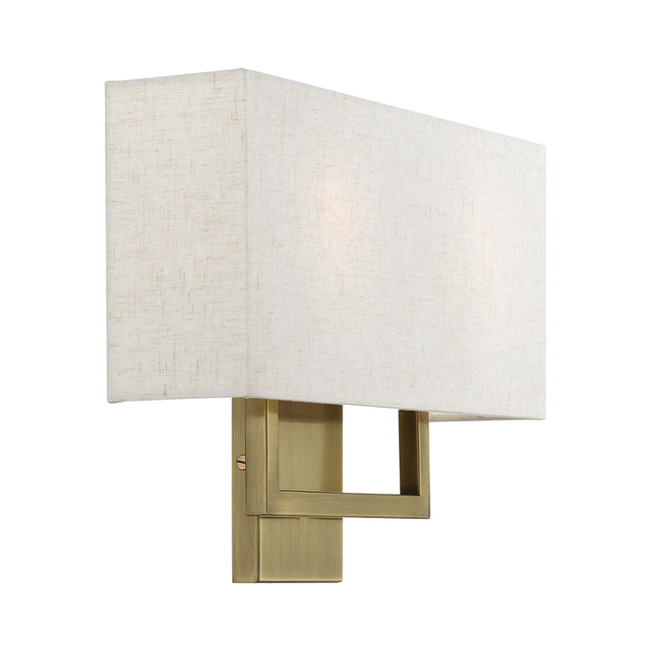 2 Light Antique Brass Ada Sconce