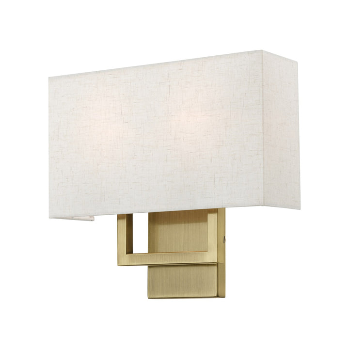2 Light Antique Brass Ada Sconce by Livex Lighting