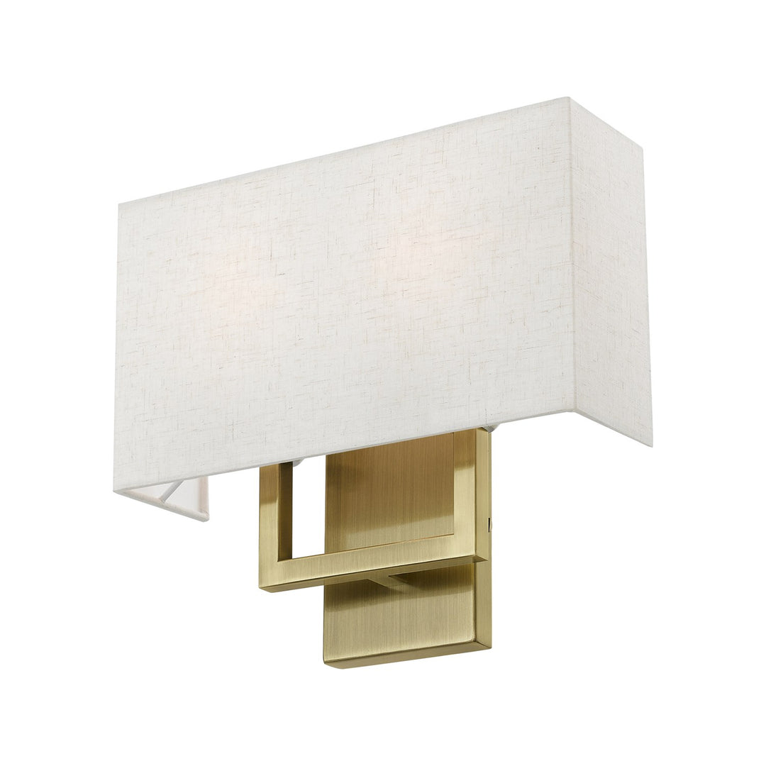 2 Light Antique Brass Ada Sconce