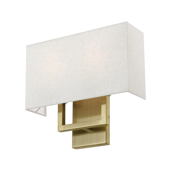 2 Light Antique Brass Ada Sconce