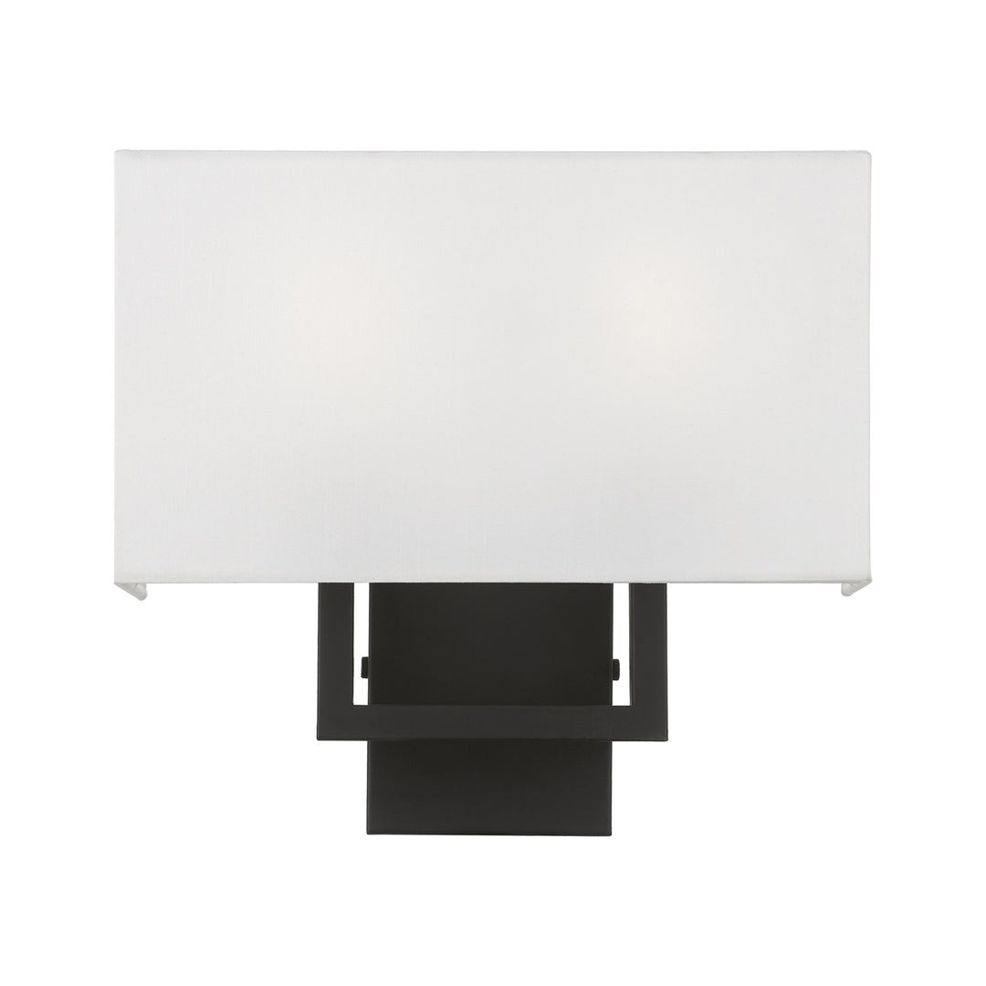2 Light Black Ada Sconce by Livex Lighting