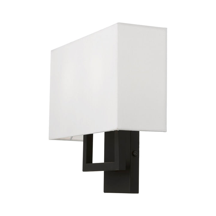 2 Light Black Ada Sconce