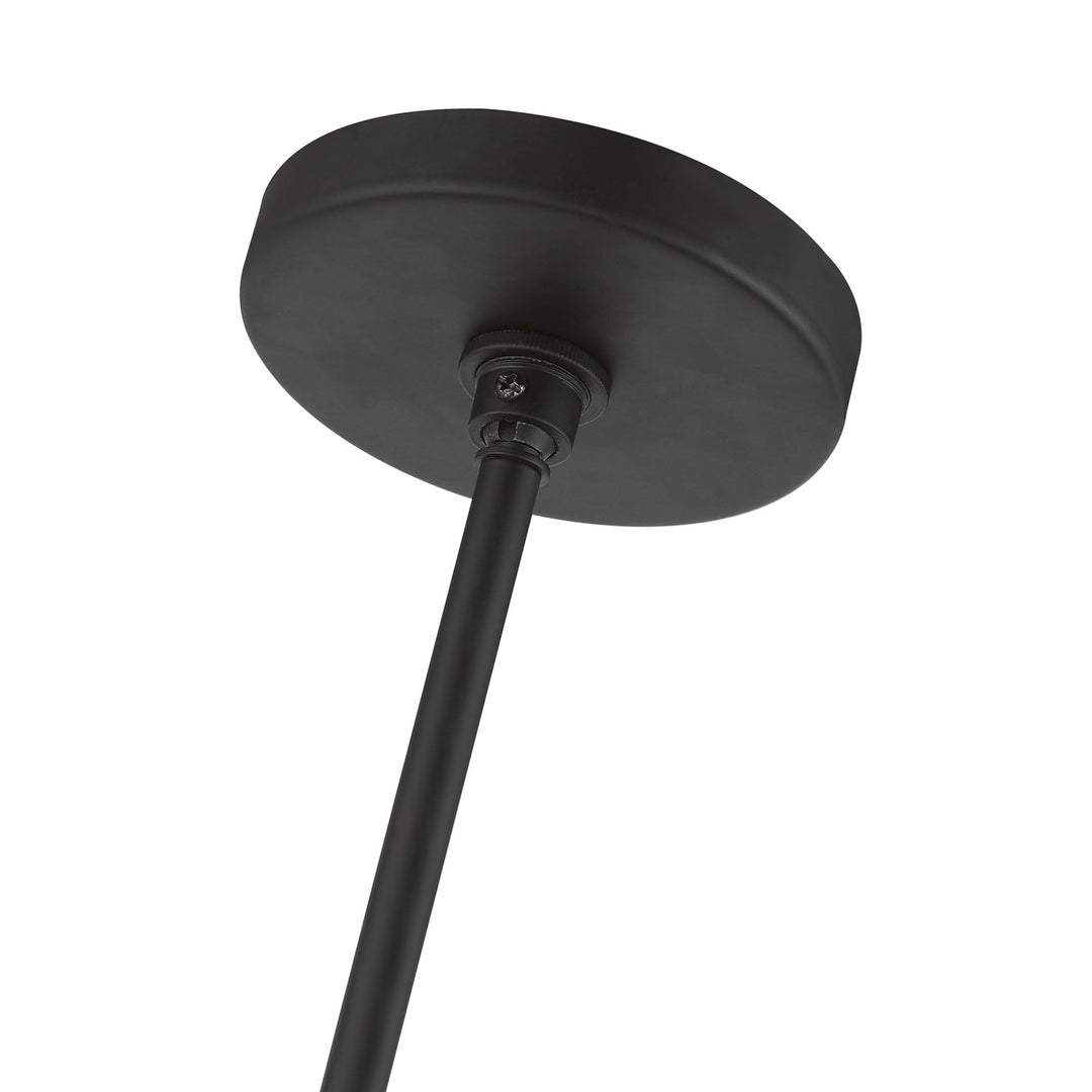 6 Light Black Pendant Chandelier
