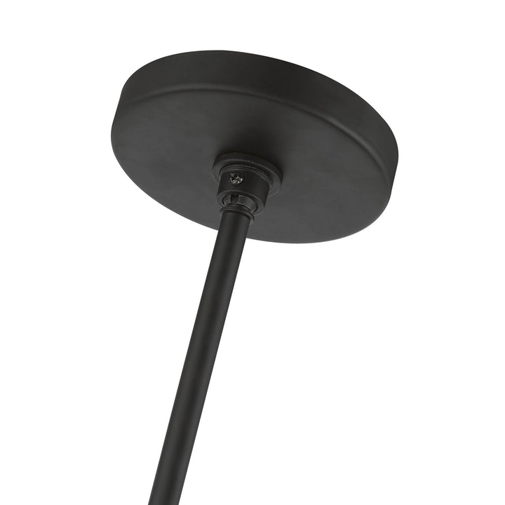 6 Light Black Pendant Chandelier