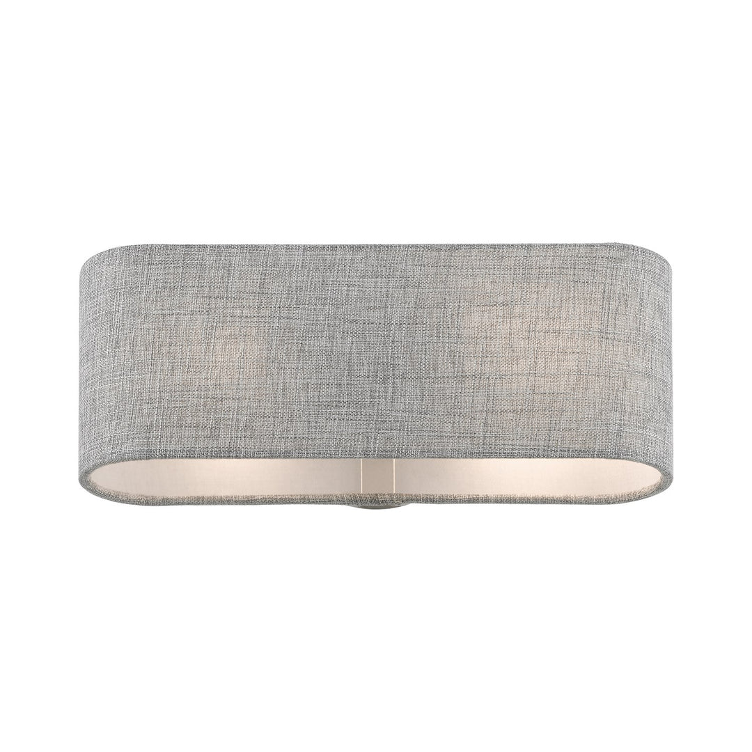 2 Light Brushed Nickel Ada Sconce