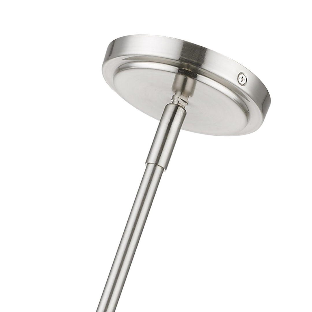1 Light Brushed Nickel Single Pendant