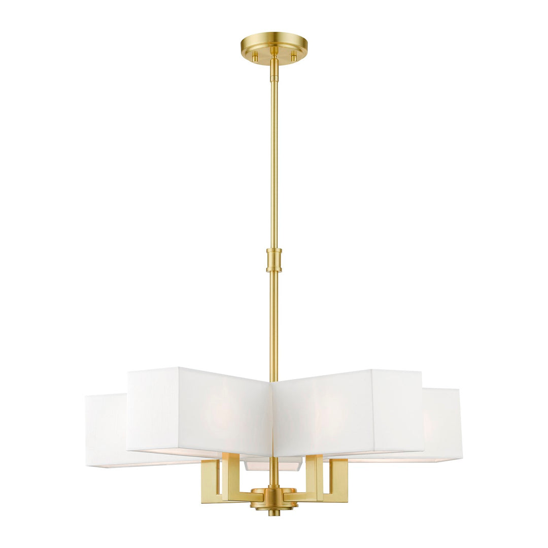 5 Light Black Chandelier by Livex Lighting