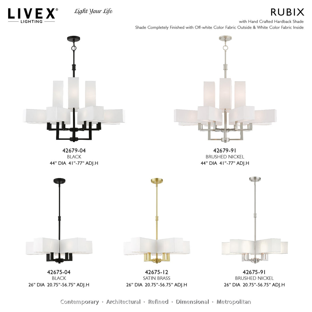 5 Light Satin Brass Chandelier