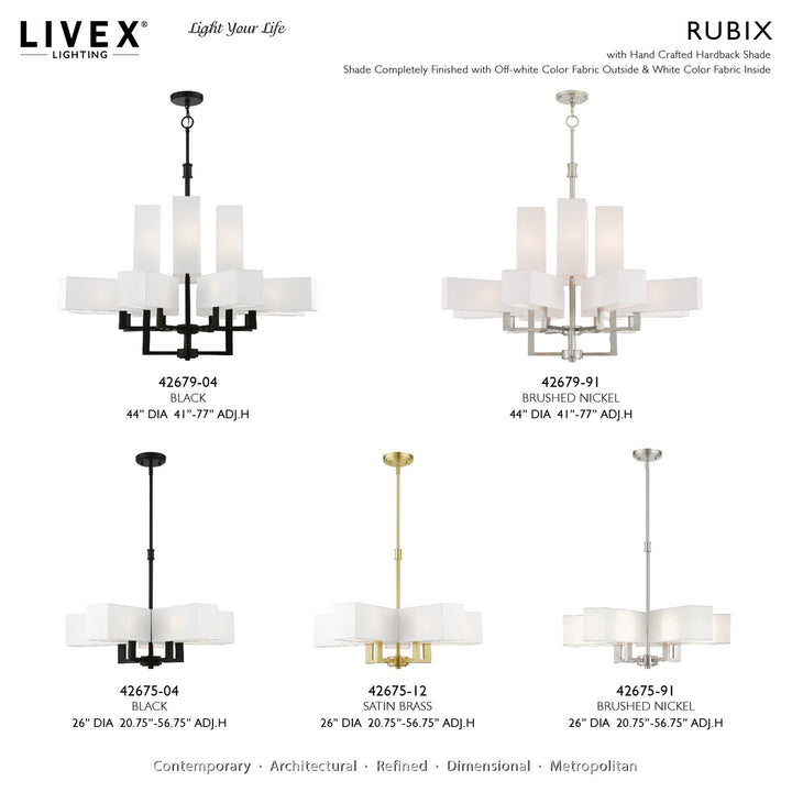 5 Light Satin Brass Chandelier