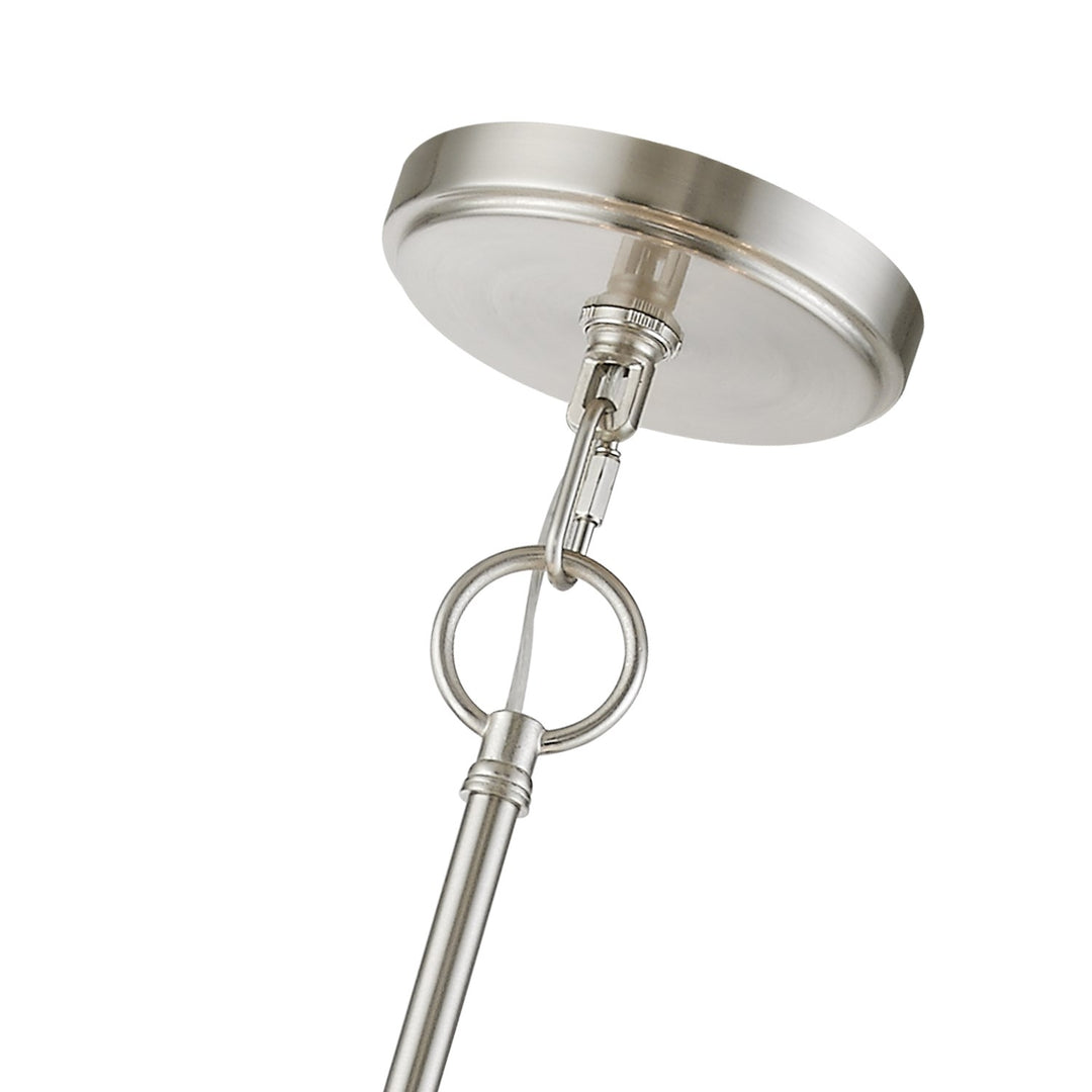12 Light Brushed Nickel Extra Large Foyer Chandelier