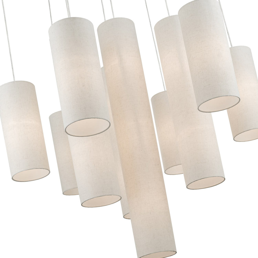 15 Light Antique Brass Foyer Chandelier