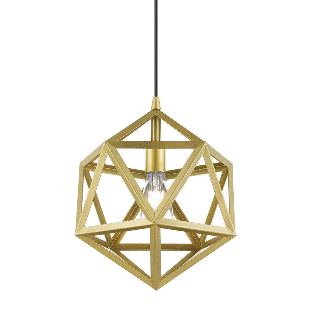 1 Light Soft Gold Pendant