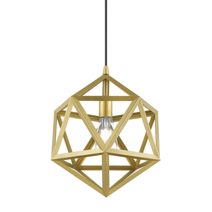 1 Light Soft Gold Pendant