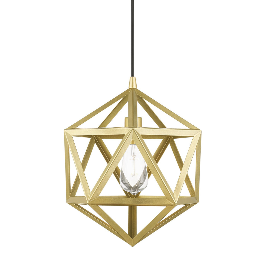 1 Light Soft Gold Pendant