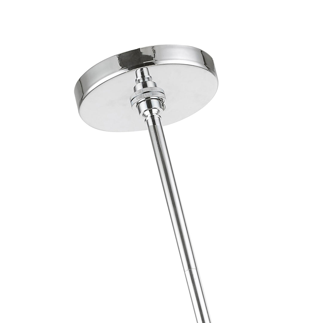 9 Light Polished Chrome Large Pendant Chandelier