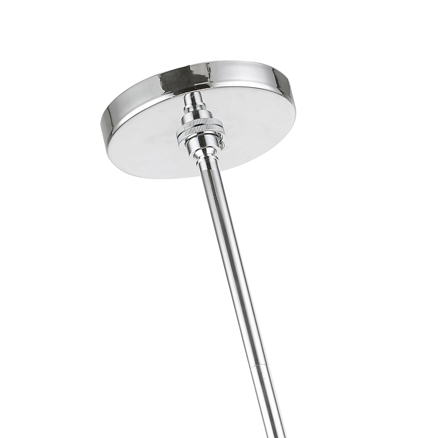 9 Light Polished Chrome Large Pendant Chandelier