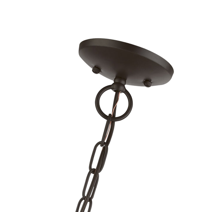 3 Light Bronze With Antique Brass Finish