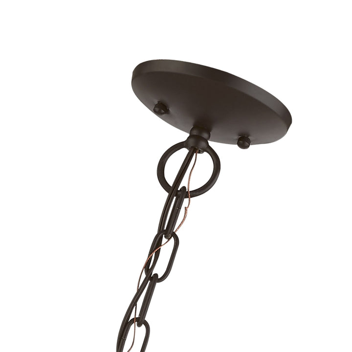 12 Light Bronze With Antique Brass Finish Candles Grande Foyer Chandelier
