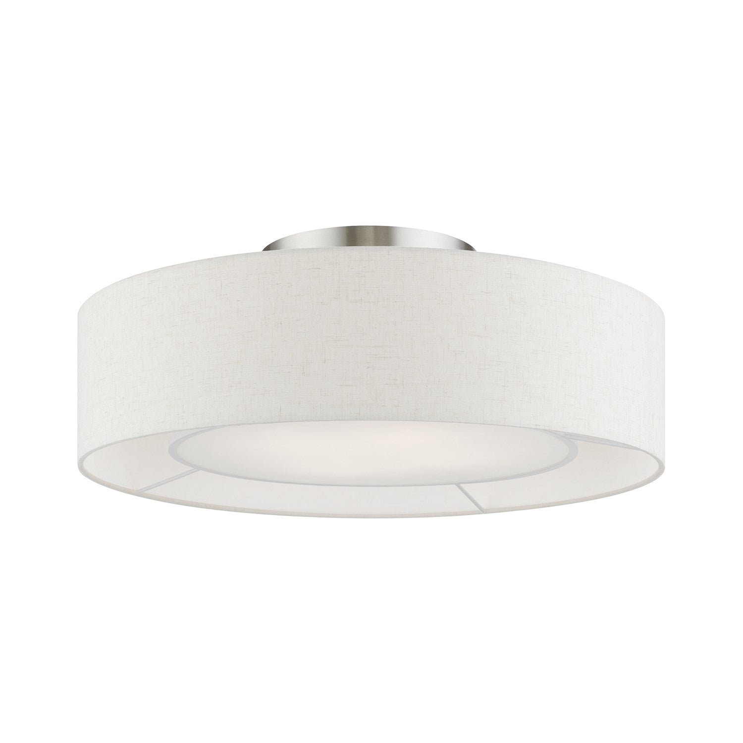 4 Light English Bronze Semi-Flush by Livex Lighting