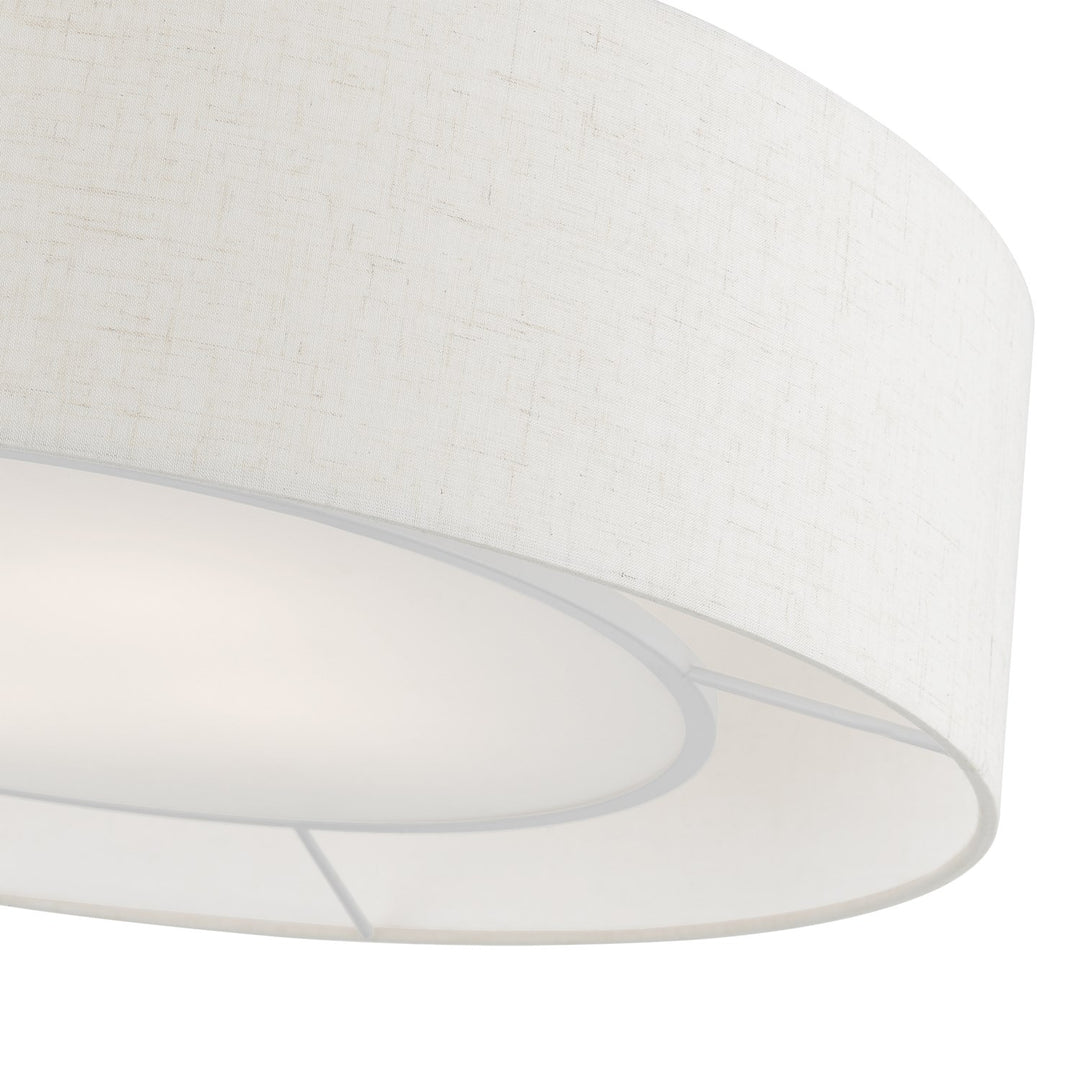 4 Light English Bronze Semi-Flush